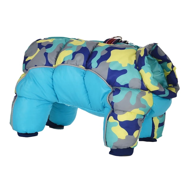 TIMIFIS Dog Sweater Pet Waterproof And Cold-Proof Four-Legged Cotton Clothing Random Zipper Color Dog Jacket - Fall