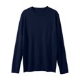 thumbnail image 4 of LUOGENLI Chandail-Veste pour Homme avec Capuchon Homme Automne et Hiver Lisse Confortable Léger Drapé Doux Peau Texturée Ajusté Col Rond Manches Longues Chandails pour Homme Décontracté à Fermeture Éclair Bleu Marine Taille g, 4 of 8