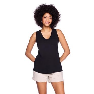 George Women's V-Neck Pocket Tank Top
