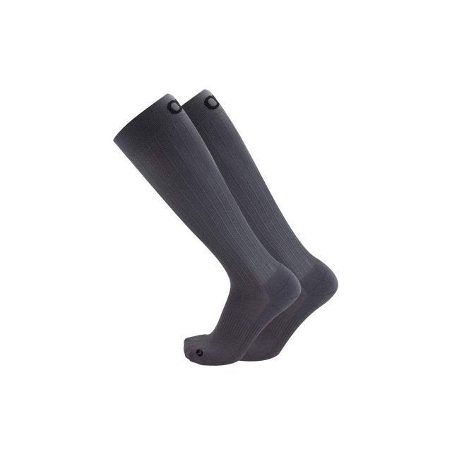 OrthoSleeve Bas de Compression de Qualité Médicale pour Hommes et Femmes 15-20 mmHg (Gris, Très Grand)