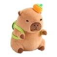 thumbnail image 3 of HILABEE Capybara Toy Cute Capybara Stuffed Animal 30cm Comfortable Kids Room Decor orange light brown, 3 of 9
