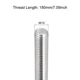 thumbnail image 2 of Unique Bargains Tige Entièrement Filetée M10 x 180 mm Pas de Filetage 1,5 mm Acier Inoxydable 304 Tiges Filetées à Droite Tiges de Barre Lot de 3, 2 of 6