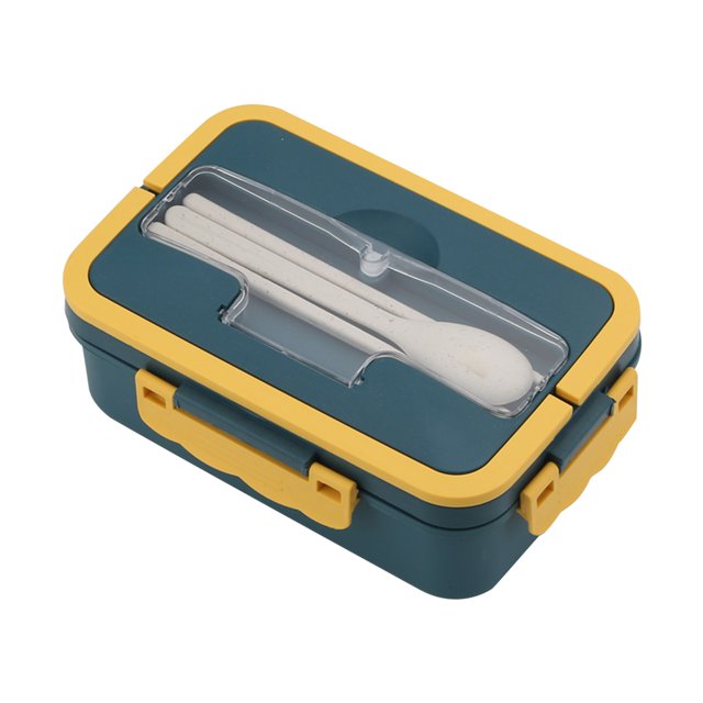 Yhmxh Lunch Box for Kids Kitchen Gadgets Double-layer Bento Box Japanese-style Microwave Lunch Box Office Worker Reducing Meal Divided Lunch Box Lunch Containers Bentgo Lunch Box