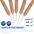 thumbnail image 2 of MasteelfCA 5pcs Dreadlocks Crochet Hair Knitting Needles Dreadlocks Knitting Crochet, 2 of 9