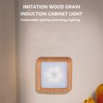 thumbnail image 3 of LED Cabinet Light with Motion Sensor Wireless Night Light for Bathroom Kitchen Wardrobe Staircase 8.2 in x 8.2 in x 0.8 in Battery Powered, 3 of 5