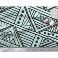 thumbnail image 2 of Soimoi Green Cotton Duck Fabric Triangle Art Geometric Print Fabric by Yard 42 Inch Wide, 2 of 5