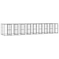 thumbnail image 1 of vidaXL Chenil Extérieur pour Chien en Acier avec Toit 21,78 M2, 1 of 4