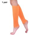 thumbnail image 3 of 2pack/lot Retro leg Texture Warmth Trend Retro Keep Fashinable 2pieces And leg For Occasions - Multicolor Soft Skin-friendly Orange, 3 of 6