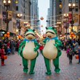 thumbnail image 4 of Funny Frog Inflatable Costume Cosplay Blow-Up Suit For Adult/Birthday/Halloween Party/Mardi Gras, 4 of 9