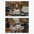 thumbnail image 3 of Housse en Cuir PU, Étui de Protection φ110mmx80mm, Sac de Rangement pour Cylindre de Carburant, Housse de Protection pour Cartouche de Gaz de Réservoir d'Air Extérieur pour Camping, Randonnée en Plein Air, 3 of 7