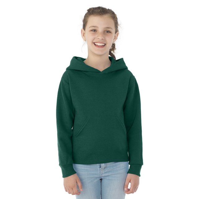 Jerzees Chandail à Capuchon en Molleton NuBlend pour Jeunes, m, Vert Forêt