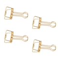 thumbnail image 3 of Paper Clamps, Binder Clips Hollow 50Pcs Gift  For Documents Gold,Purple Bronze,Bronze, 3 of 8