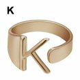 thumbnail image 1 of EIGTHTAIL Fashion Adjustable Initial Alphabet Letter A-Z Ring Finger Rings Women Jewellery-Silver C, 1 of 9