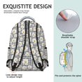 thumbnail image 3 of Rustic Vintage Floral Students Backpack Wear-Resistant Outdoor Backpack with Colorful Tropical Flower and Leaves Design, Perfect for School, Camping, and Weekend Getaways, 3 of 5
