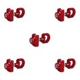 thumbnail image 1 of Decodeary Aluminum Alloy Easy To Install Folding Bike Chain Adjuster For Effortless Installation Lightweight red 5Set, 1 of 6