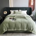 thumbnail image 1 of Zhuge Bed Sheets Set, Bedding Sheets Pillowcases Kit, Twin Bed Set, Hotel Bedding, Home Decor(Green), 1 of 4