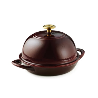 Tramontina 9.5 Inch Cast Iron Bread Oven - Cranberry