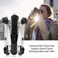 thumbnail image 2 of Monopod Stand Base， Universal Mini Three Feet Support Stand Tripod Monopod Base with 3/8in Screw for Monopods, 2 of 5