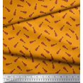 thumbnail image 3 of Soimoi Satin Silk Fabric Guitar Musical Instrument Print Fabric by The Yard 42 Inch Wide, 3 of 3