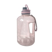 2.2L Large Capacity Water Bottle with Time Marker | Sports Hydration Jug with Straw Lid | Leakproof Drinking Kettle for Gym, Office, Hiking, and Outdoor Activities