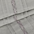 thumbnail image 4 of Birdeem Womens Spring Summer Solid Color Casual High Neck Top Cotton Linen Lace Blouses, 4 of 6