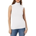 thumbnail image 1 of Women's Solid Color Sleeveless Turtleneck Vest - Lightweight Base Layer - Nylon Spandex - S-XXXL, 1 of 3