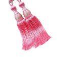thumbnail image 3 of serony 2pcs Rideau Cravate avec Pompon Fil d'Or Balle de tennis Créatif Rideau Cravate Corde Rose + 1, 3 of 9