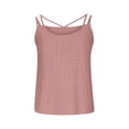 thumbnail image 3 of UPPADA Womens Ruched Tank Tops Crewneck Casual Summer Tops Solid Color Blouses Basic Sleeveless Shirts Tunic Flowy Loose Shirts, Today, 3 of 6