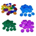 thumbnail image 3 of 100PCS/Set Plastic 19mm Chips Multi Color Markers Plastic 19mm chips Multi Fun Family Club Children Game Supplies Counting Math Toys, 3 of 9