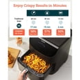 thumbnail image 2 of COSORI Pro Gen 2 Air Fryer 5.8QT, Upgraded Version with Stable Performance & Sleek New Look, 13 One Touch Functions, 100 Paper & 1100 Online Recipes, Dishwasher-Safe Detachable Square Basket, Black, 2 of 5