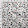 thumbnail image 4 of oneOone Velvet White Fabric Dog Cartoon Craft Projects Decor Fabric Printed By The Yard 58 Inch Wide-43, 4 of 5