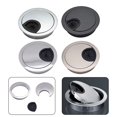 thumbnail image 4 of Cable Hole Cover Desk Metal Grommet Office Anti-corrosion Anti-rust Anti-slip Ribs Non-fading Detachable Design, 4 of 6