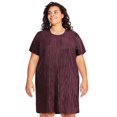 thumbnail image 1 of George Plus Women's Metallic Dot Sequin Tee Dress, 1 of 6