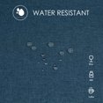 thumbnail image 2 of BALCONY & FALCON Rectangular Tablecloth Water Resistant Linen 57'' x 118'' Outdoor Dining Dark Blue, 2 of 6