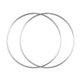 thumbnail image 3 of Elodie 2 Pieces Metal Floral Hoops Circle Versatile for Wedding Wreath DIY Birthday Diameter 40 cm, 3 of 8