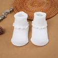 thumbnail image 3 of B91xZ Girls No Show Fashion Socks Spring Thick Warm Wool Socks,White L Infant, 3 of 4