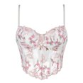thumbnail image 2 of Birdeem Ceintures pour Femmes Imprimé Tournesol Bandage Rétro Bretelles Corset Débardeur, 2 of 11