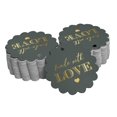 thumbnail image 1 of Inkdotpot Real Gold Foil Made With Love Text Tags Favor Hang Paper Tags 100 Pieces, 1 of 6