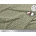 thumbnail image 2 of Soimoi Tissu en Velours à Pois, Feuilles & Roses Imprimé Floral 1 Yard 58 Pouces de Large, 2 of 3