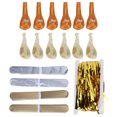 thumbnail image 2 of Sequin Balloon Set Decorative Fringed Curtain Paper Flower Ball for 2021 New Year Party, 2 of 14