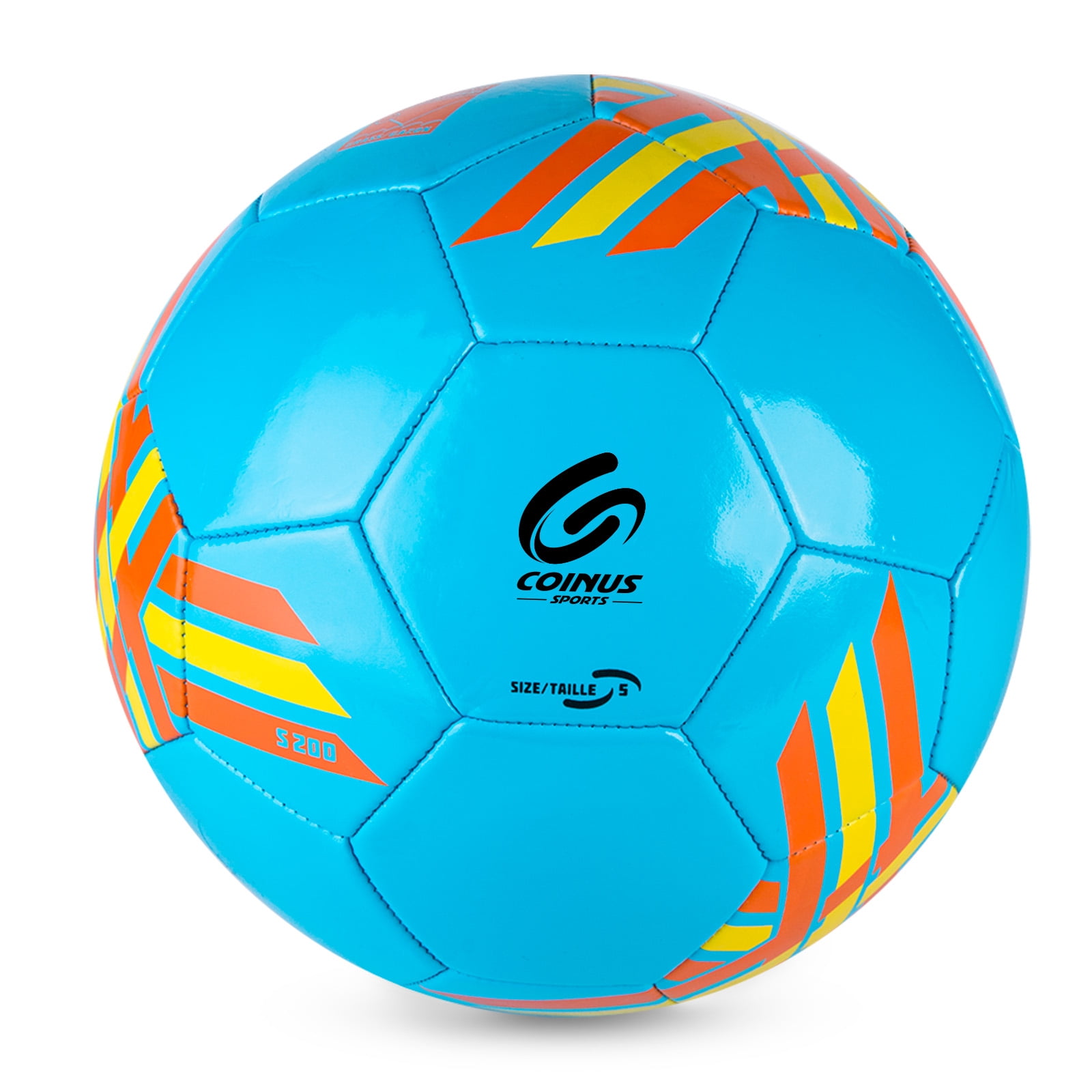 Ballon de soccer Coinus Sports, taille 5, bleu