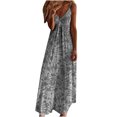 thumbnail image 1 of Fridja Robe Longue d'Été Décontractée Sans Manches à Col en V pour Femmes, 1 of 4