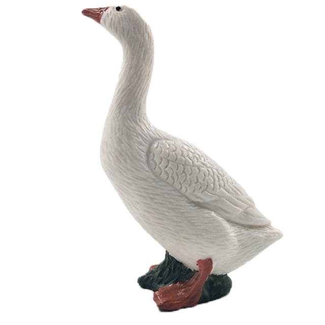 Lifelike Cute Chicken Duck Goose Model Kids Children PVC Plastic Biological Toy Home Decoration Gift