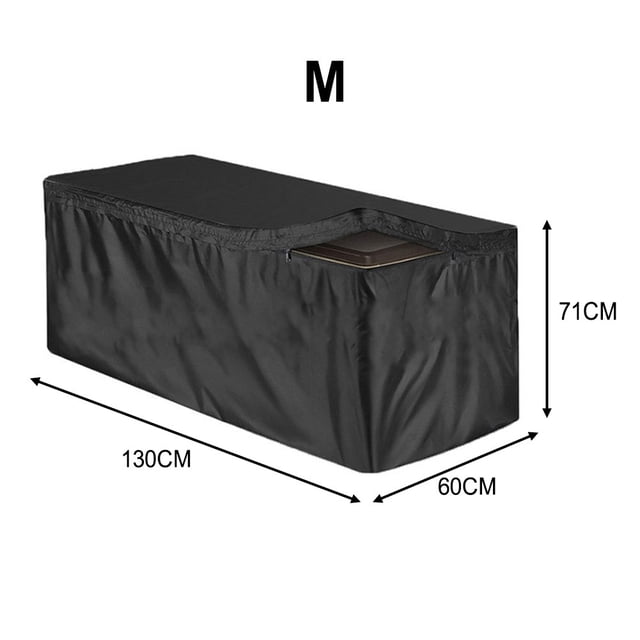 Bgsha Housse de Boîte de Terrasse Extérieure Housse de Boîte de Rangement Housse de Meuble de Jardin Housse de Boîte de Rangement Tissu Oxford 210D Imperméable Housse de Boîte de Terrasse de Jardin pour Meubles d'Extérieur