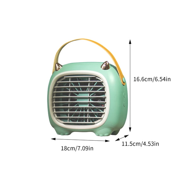 Leutsin Climatiseur Mini Ventilateur à Pulvérisation de Réfrigération Maison Portable Refroidisseur d'Air