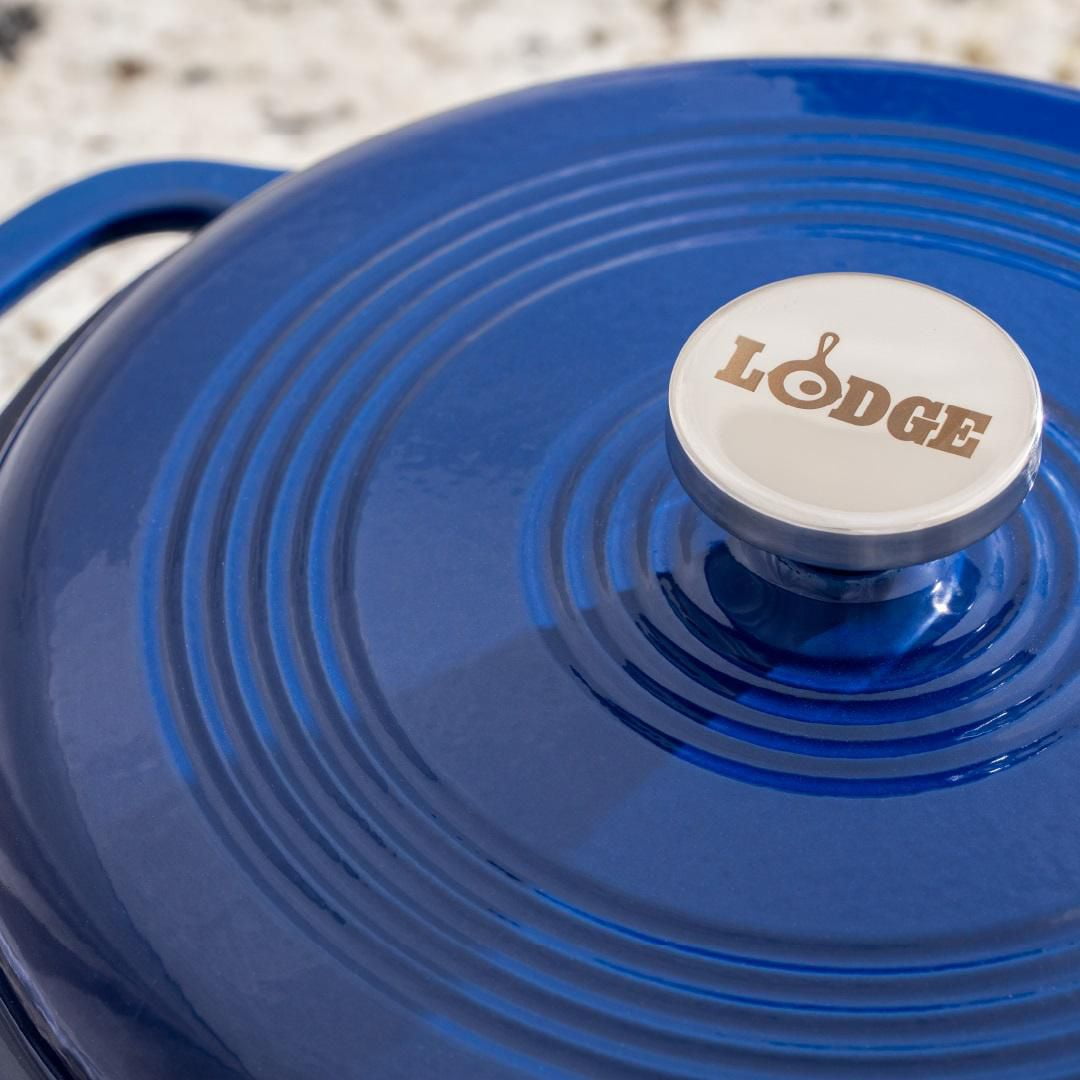 Cocotte Émail Indigo Lodge De 6 Pintes