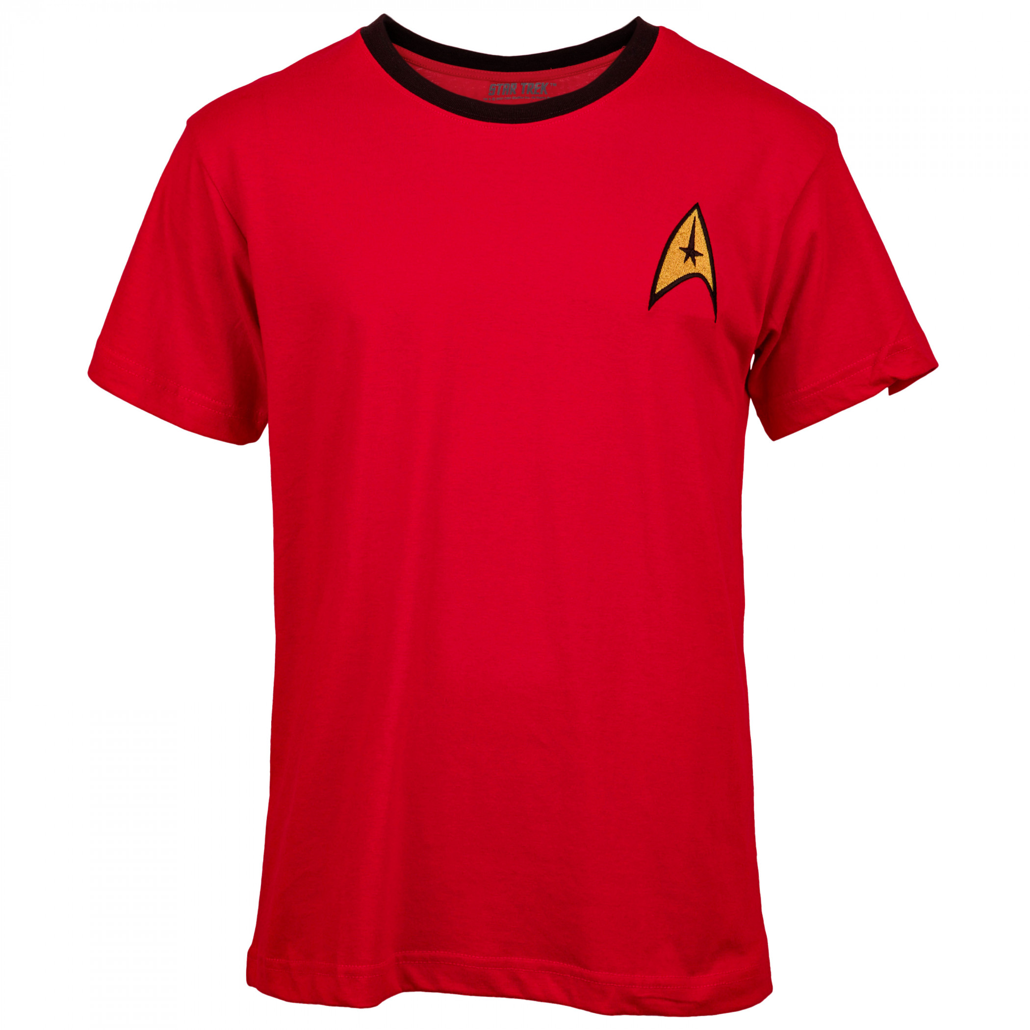 Star Trek Security Guards Badge T-Shirt-Large