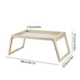 thumbnail image 3 of Plastic Folding Table for Bed and Sofa Use, Portable Laptop Desk with Foldable Legs, Ideal for Studying, Working, and Eating, Multi-Functional and Space-Saving, 3 of 9