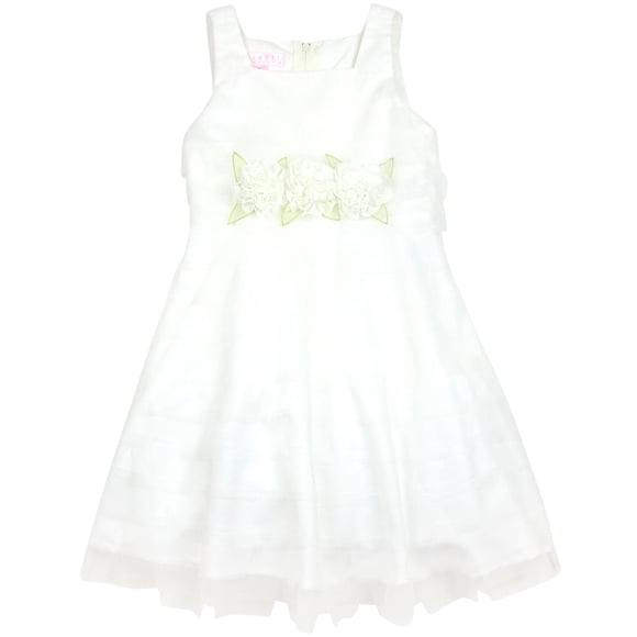 Biscotti Girls' Wedding Belles Satin Dress, Sizes 5-16 - 8