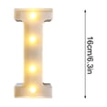thumbnail image 2 of Illuminated LED Alphabet Letter Light Decorative Marquee Lamp for Birthday Party Wedding Children's Room Home Bar Wall Battery Operated, 2 of 6